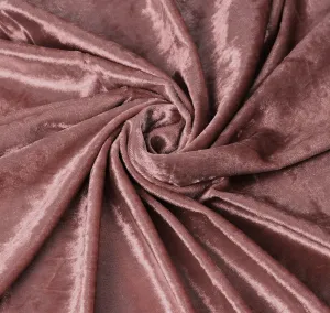 10 yards Velvet Fabric Roll - Dark Dusty Rose/Mauve