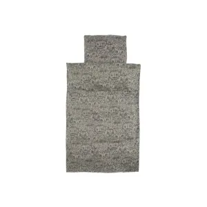 Adult Bed Linen w/Owls - Grey (Drizzle)