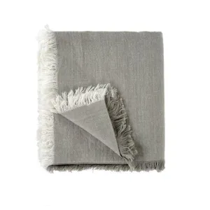 Ash Linen Blend Tablecloth