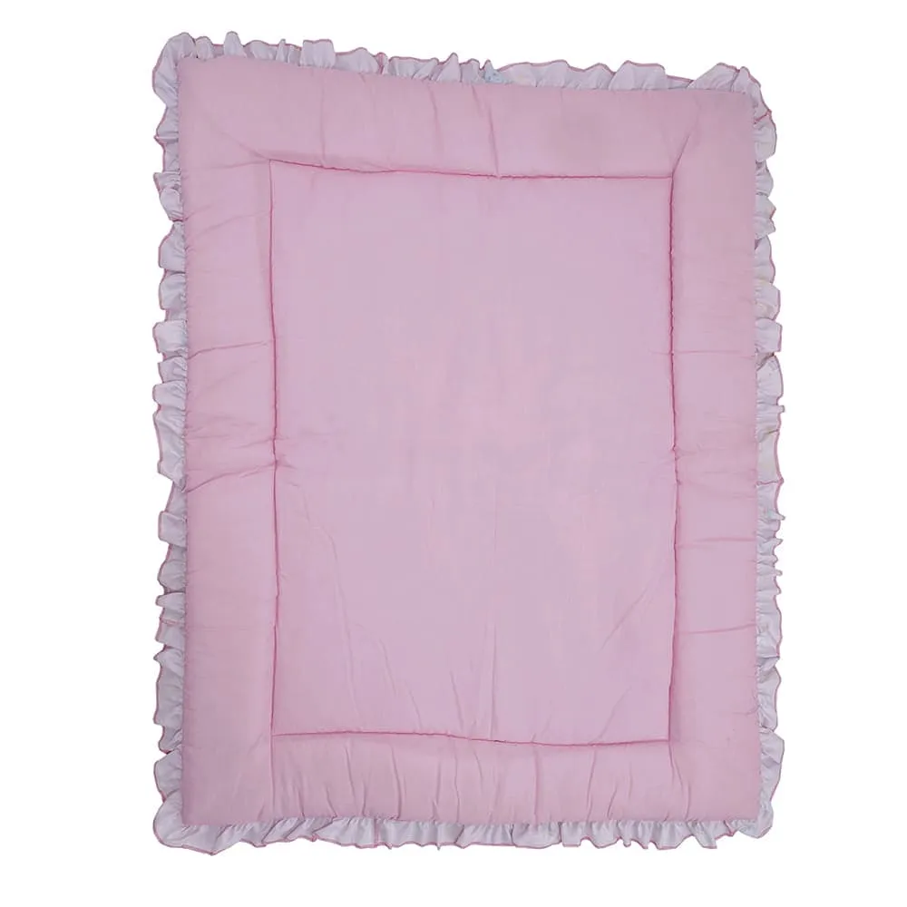 Baby Moo Unicorn Soft Frill Large Duvet Quilt - Pink