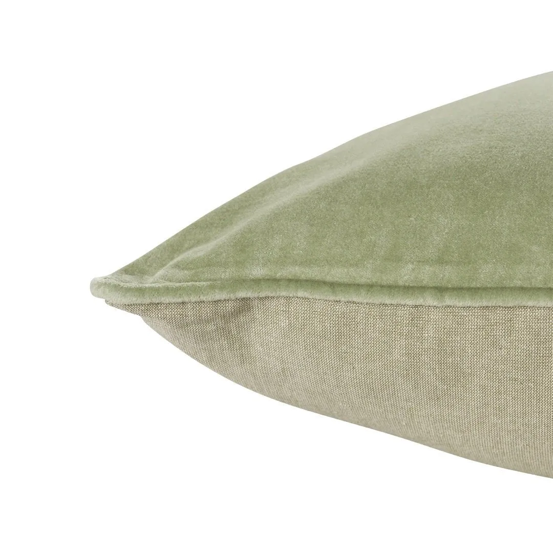 Bahama Velvet Cushion Cover Set - Celery