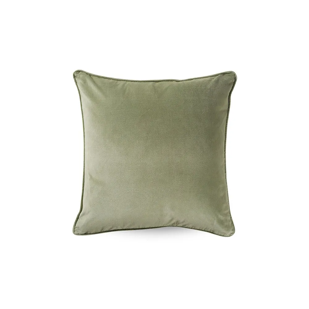Bahama Velvet Cushion Cover Set - Celery