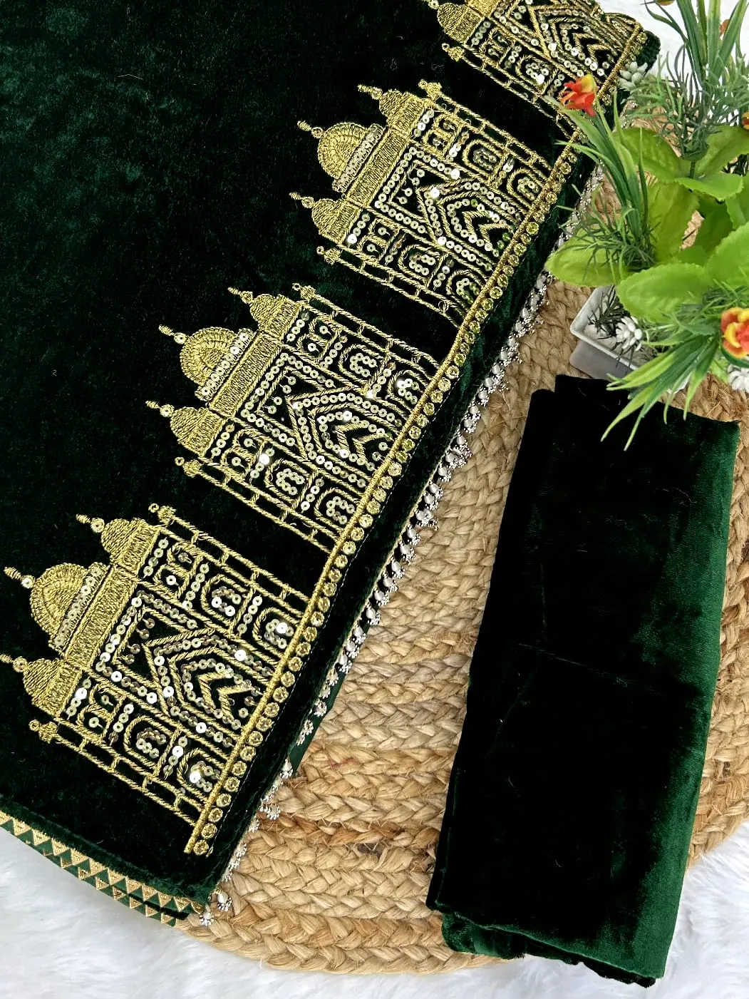 Beautiful Designer Viscose velvet Silk Saree