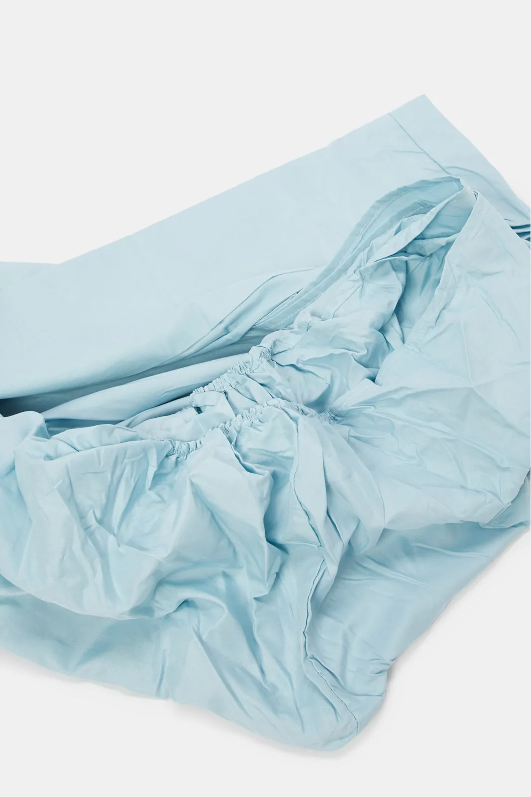 Blue 6 Piece Embroidery Comforter Set (King Size)