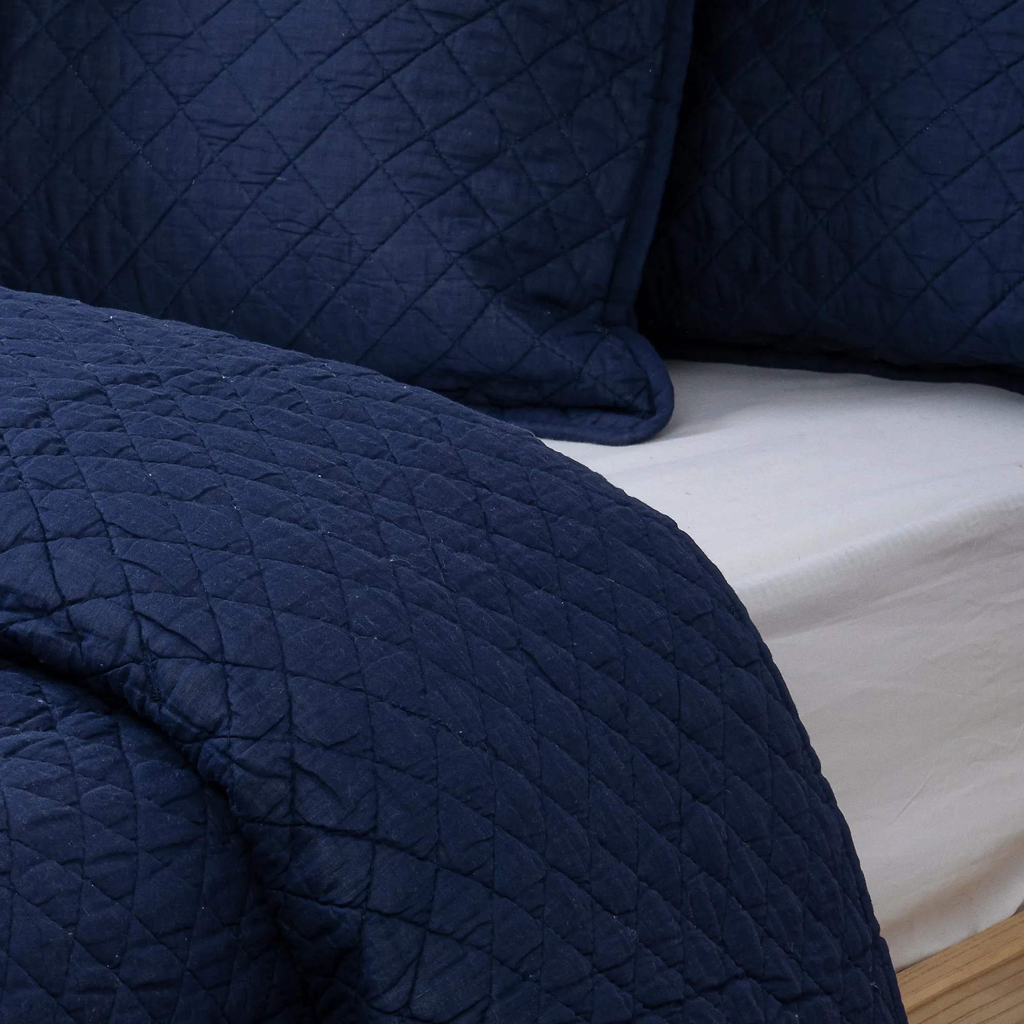 Blue Luxury Pure Cotton Solid Jaipuri Quilts & Comforters