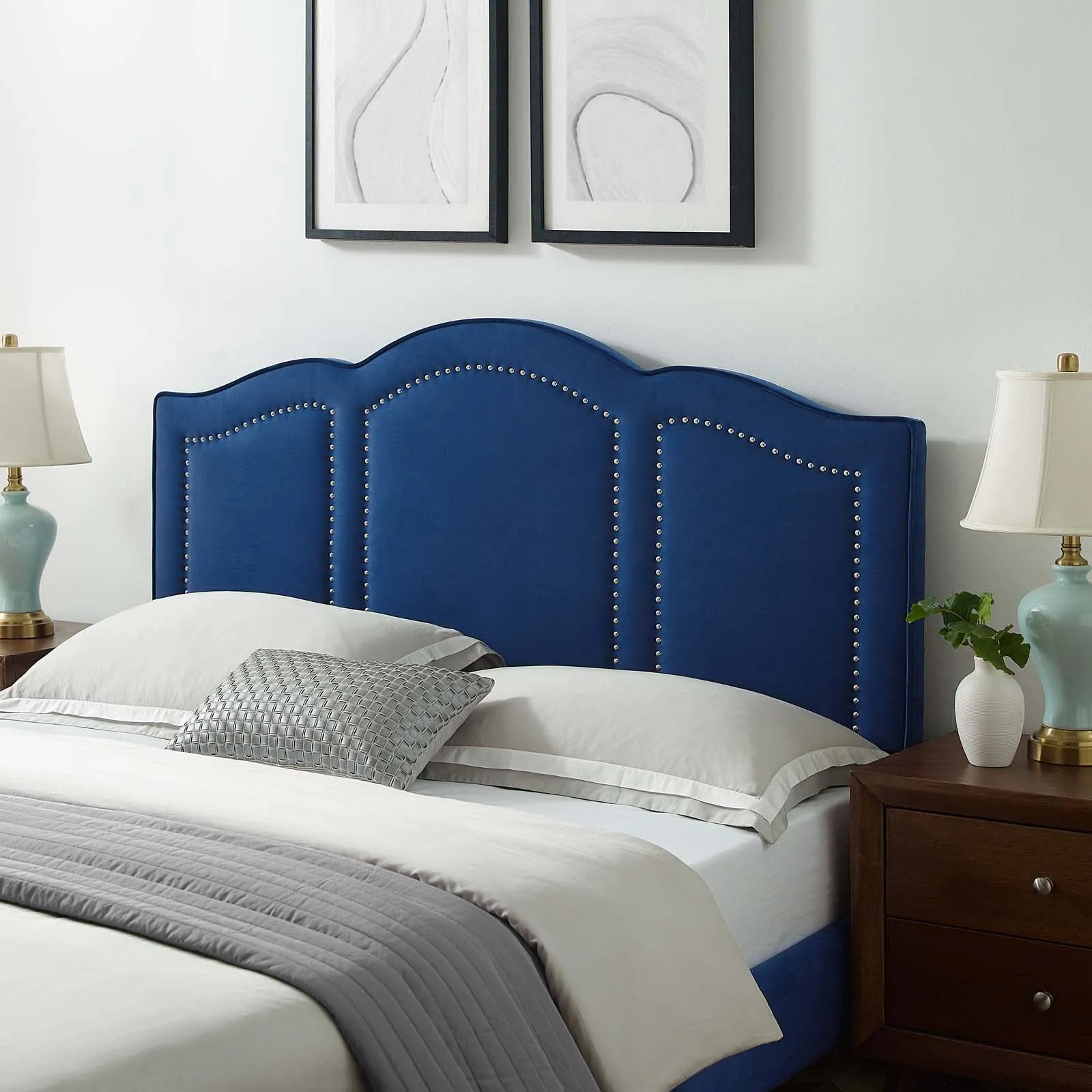 Cecilia Performance Velvet Headboard