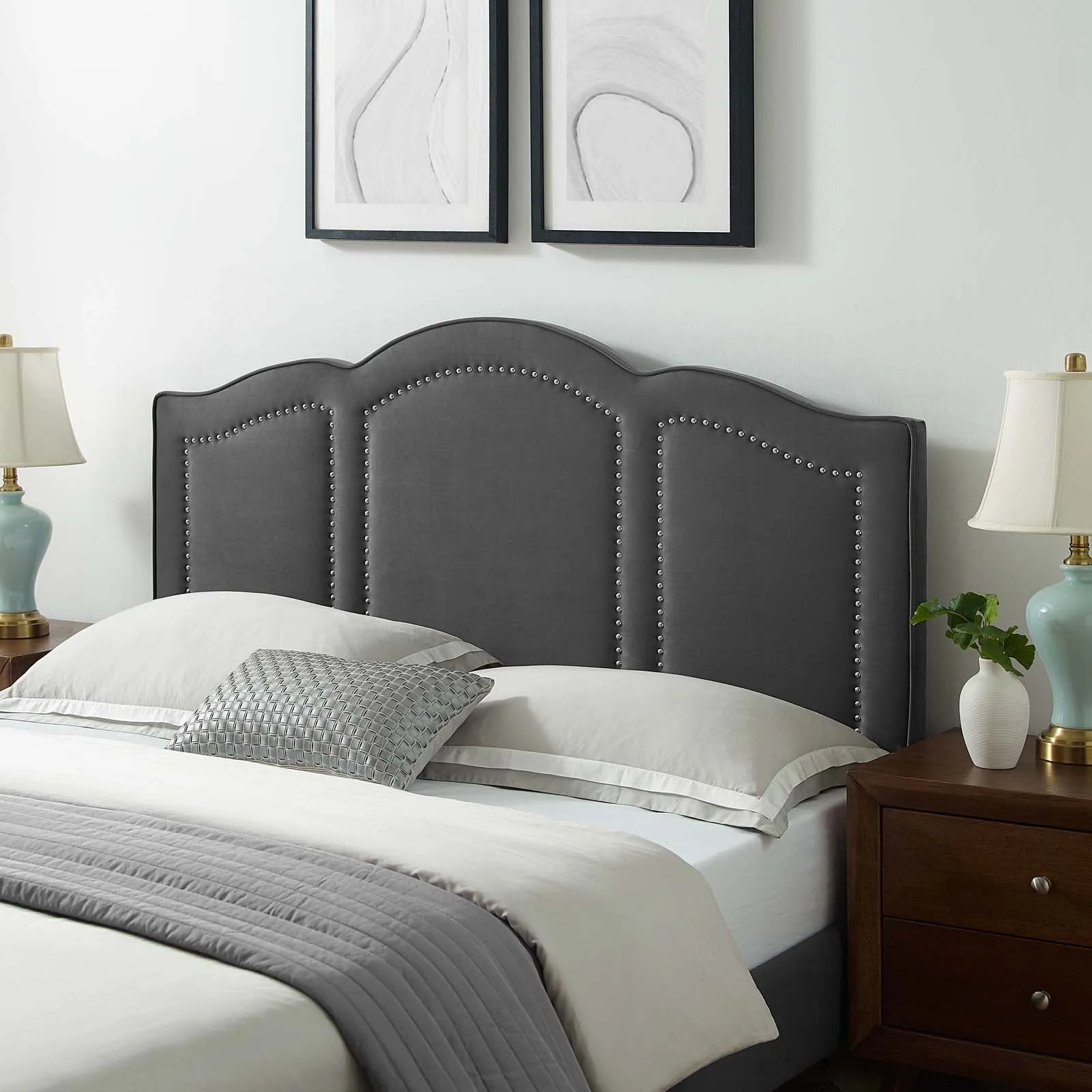 Cecilia Performance Velvet Headboard
