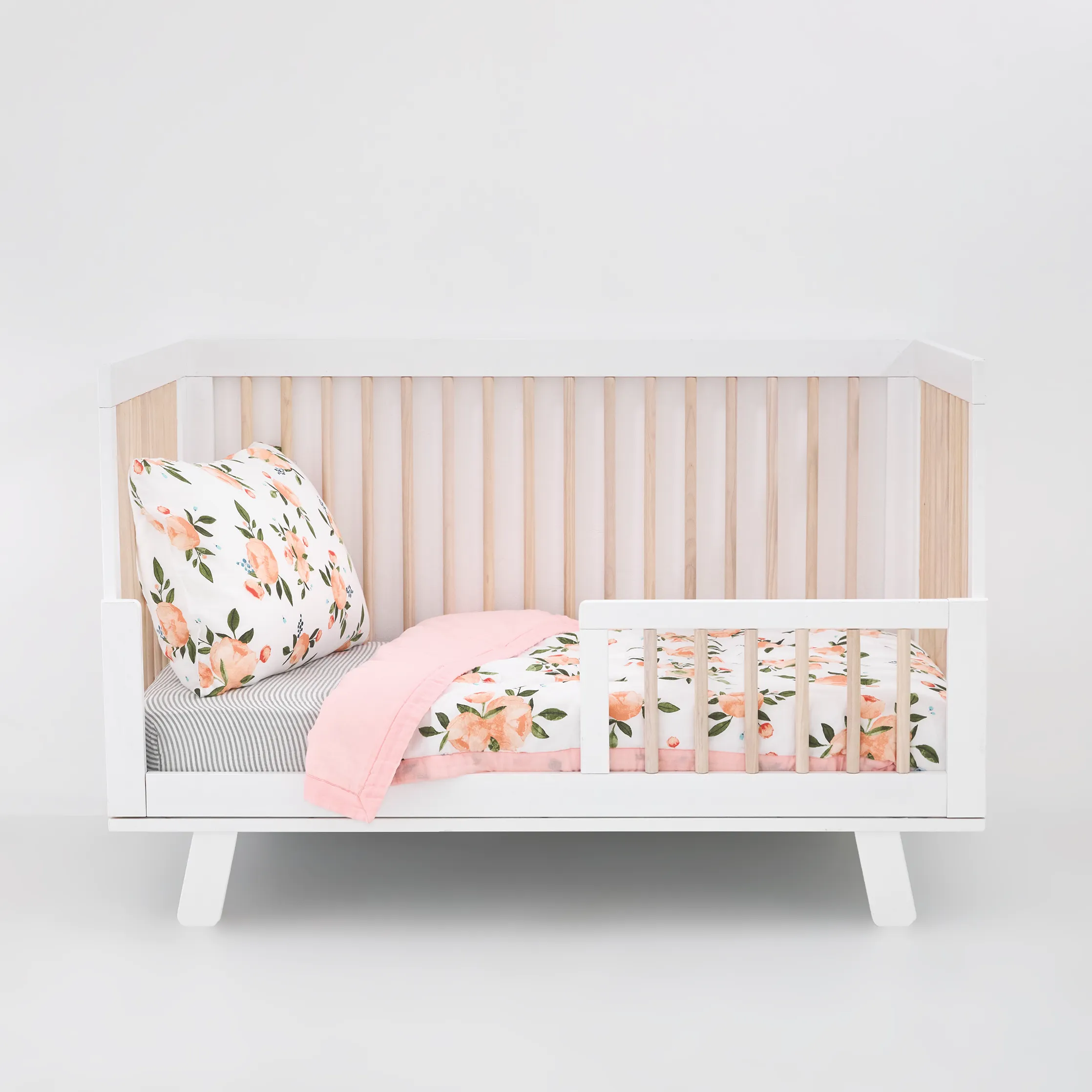 Cotton Muslin Toddler Comforter - Watercolor Roses Grande