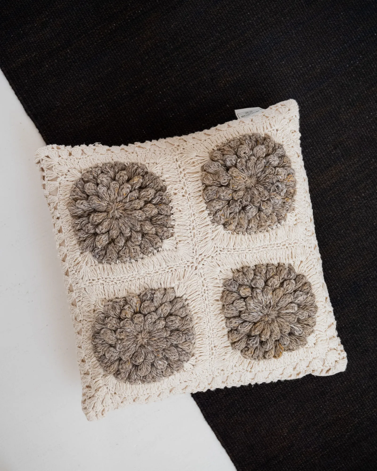 Cushion Ivory Four Cotton