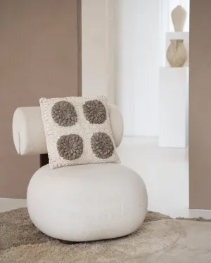 Cushion Ivory Four Cotton