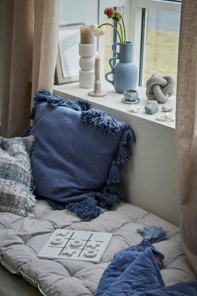 Feminia cushion 60x60 cm. blue