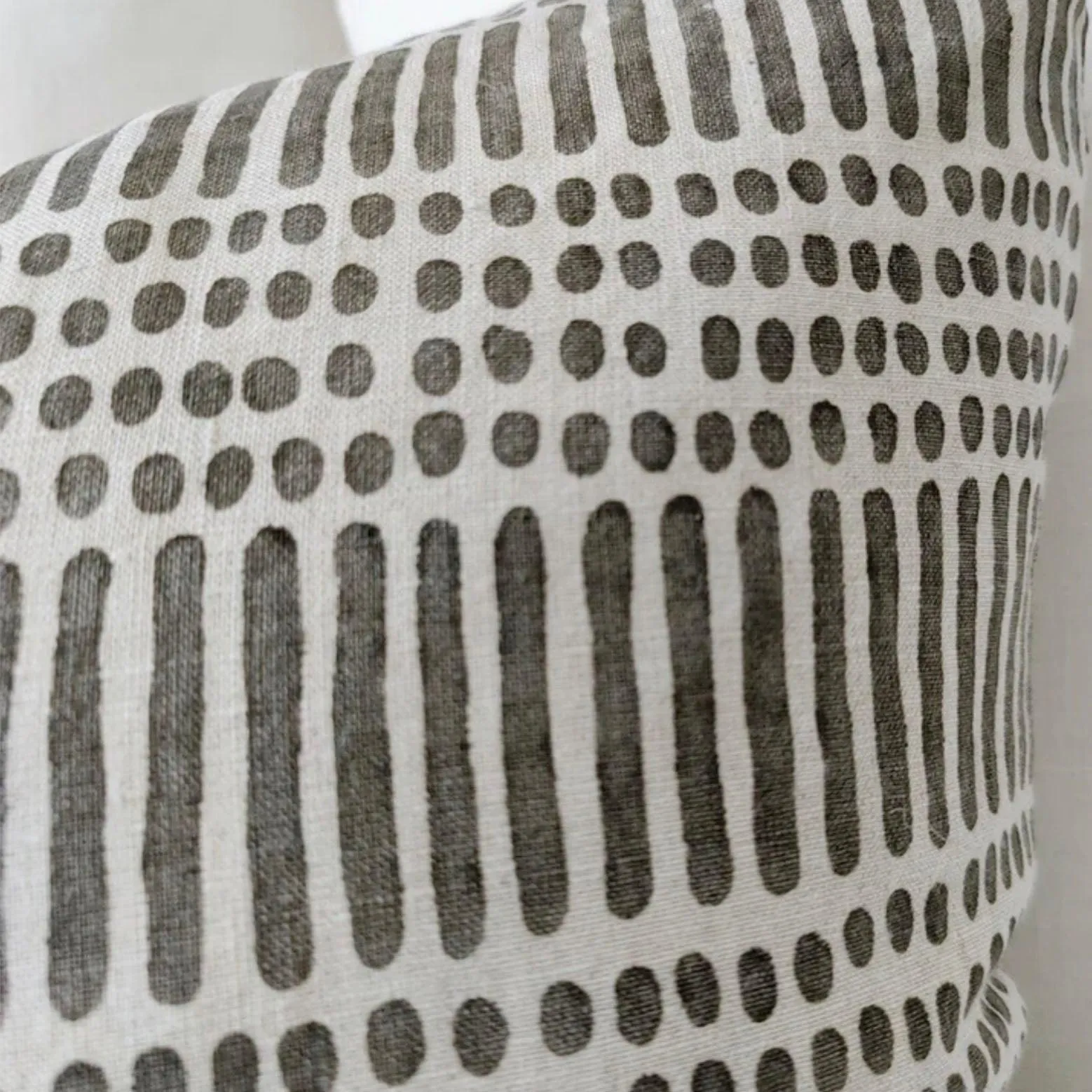 French Linen Cushion | Kimpton Grey 55 x 55cm