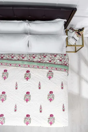 Guldasta E Shaheena Cotton Muslin Quilt