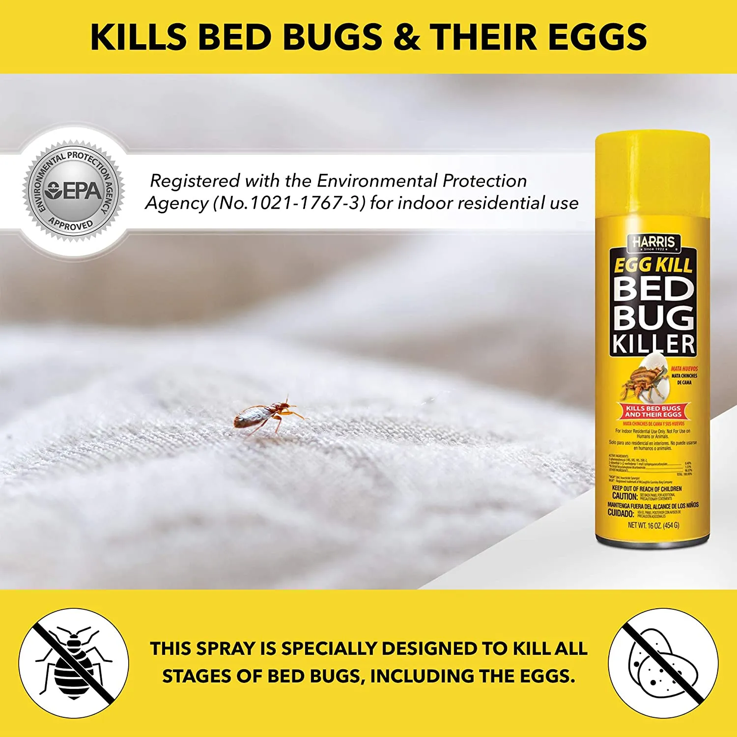 Harris Egg Kill Bed Bug Killer (16oz)
