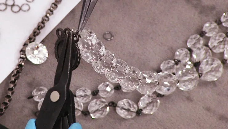 How to Make the Multi-Strand Crystal Elegance Necklace