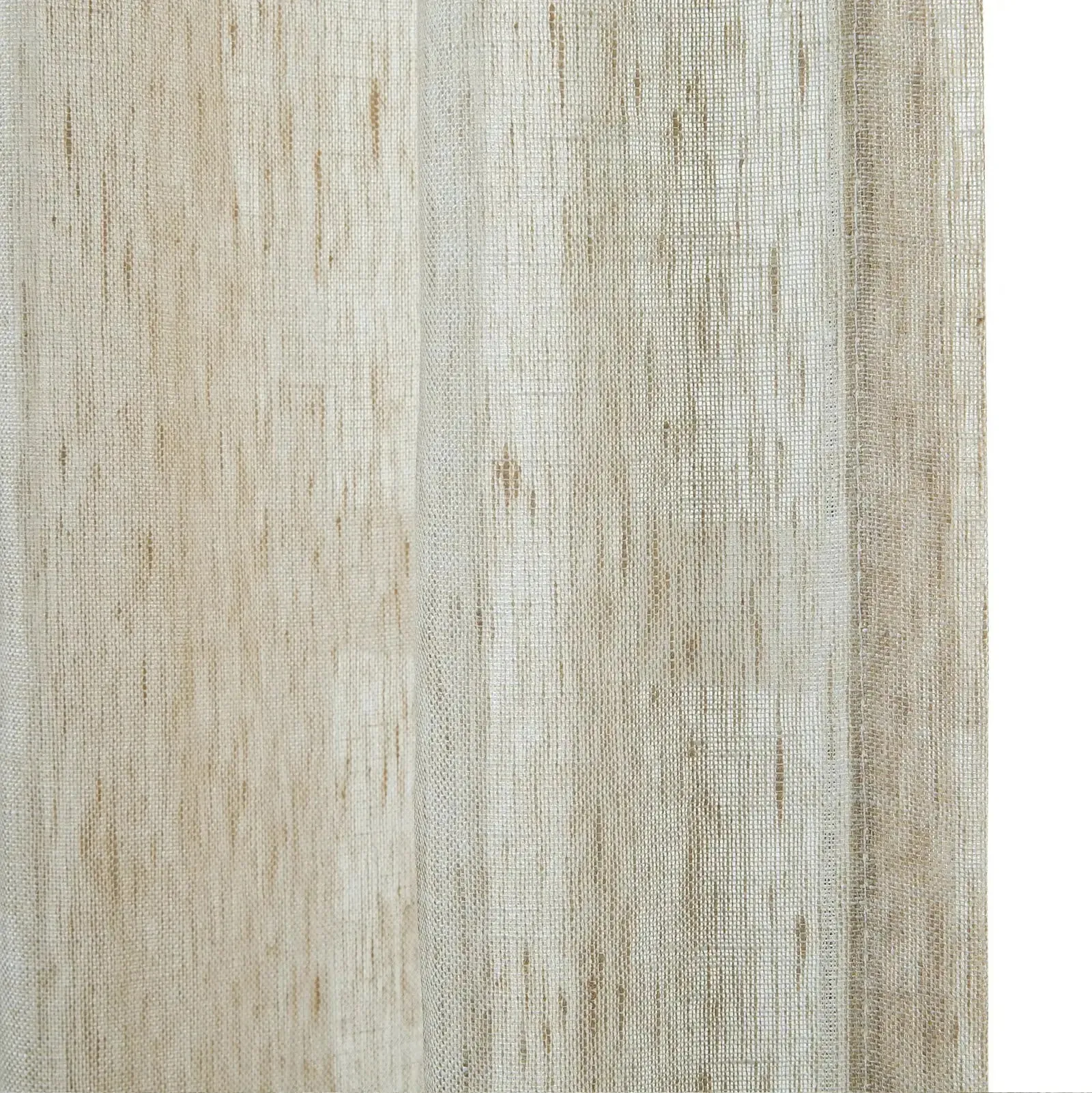 Joy 100% Linen Sheer Curtain Pleated