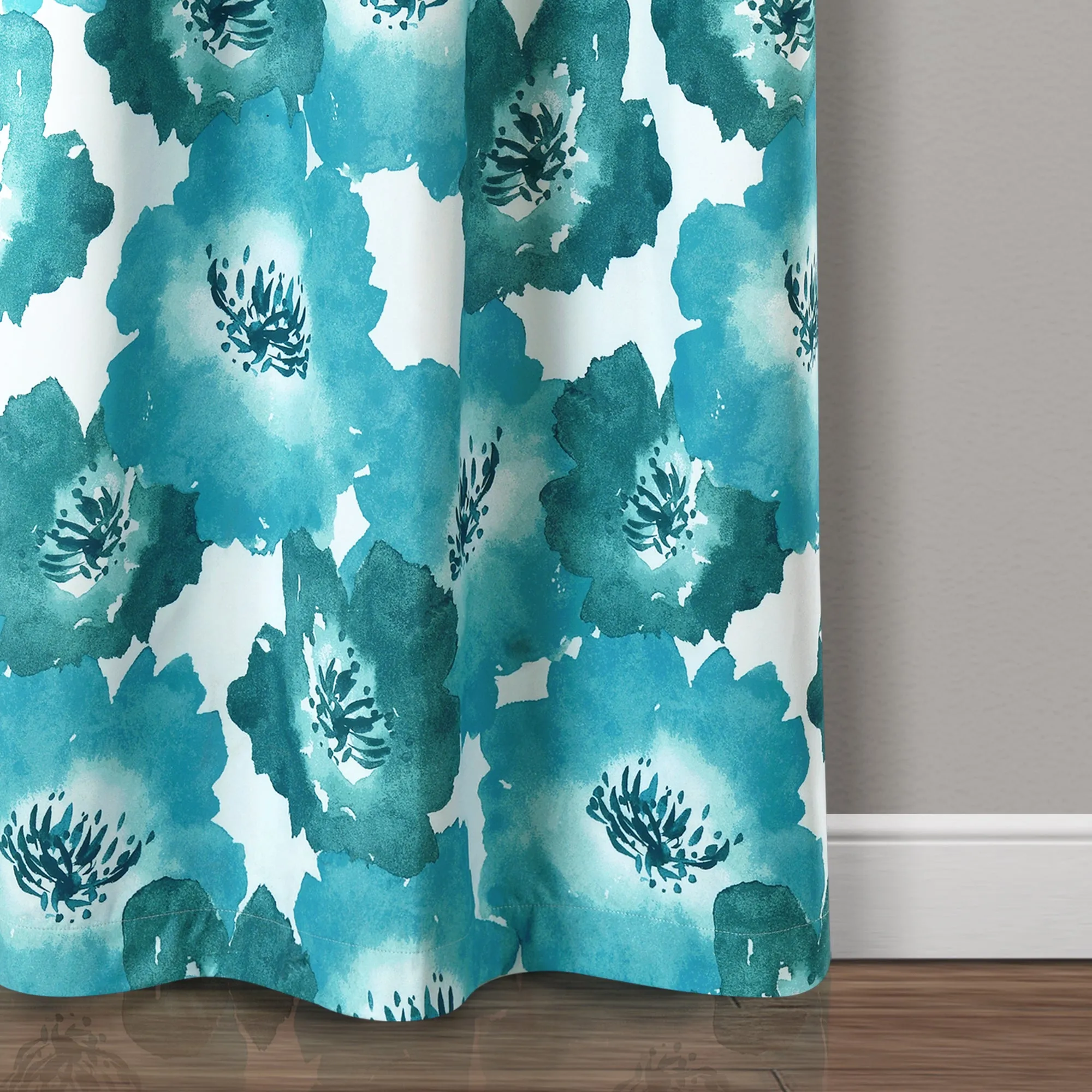 Julie Floral Insulated Grommet Blackout Window Curtain Panels