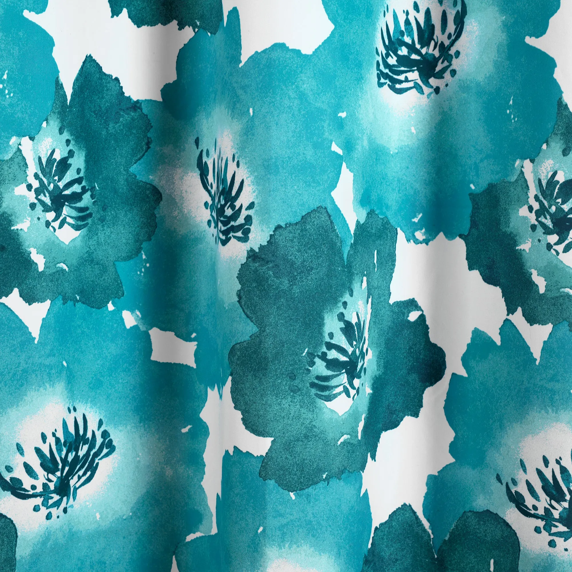 Julie Floral Insulated Grommet Blackout Window Curtain Panels