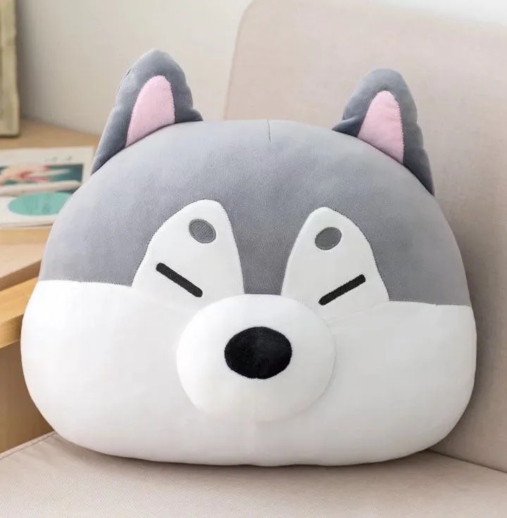 Kawaii Cuddly Husky & Shiba Inu Cushions