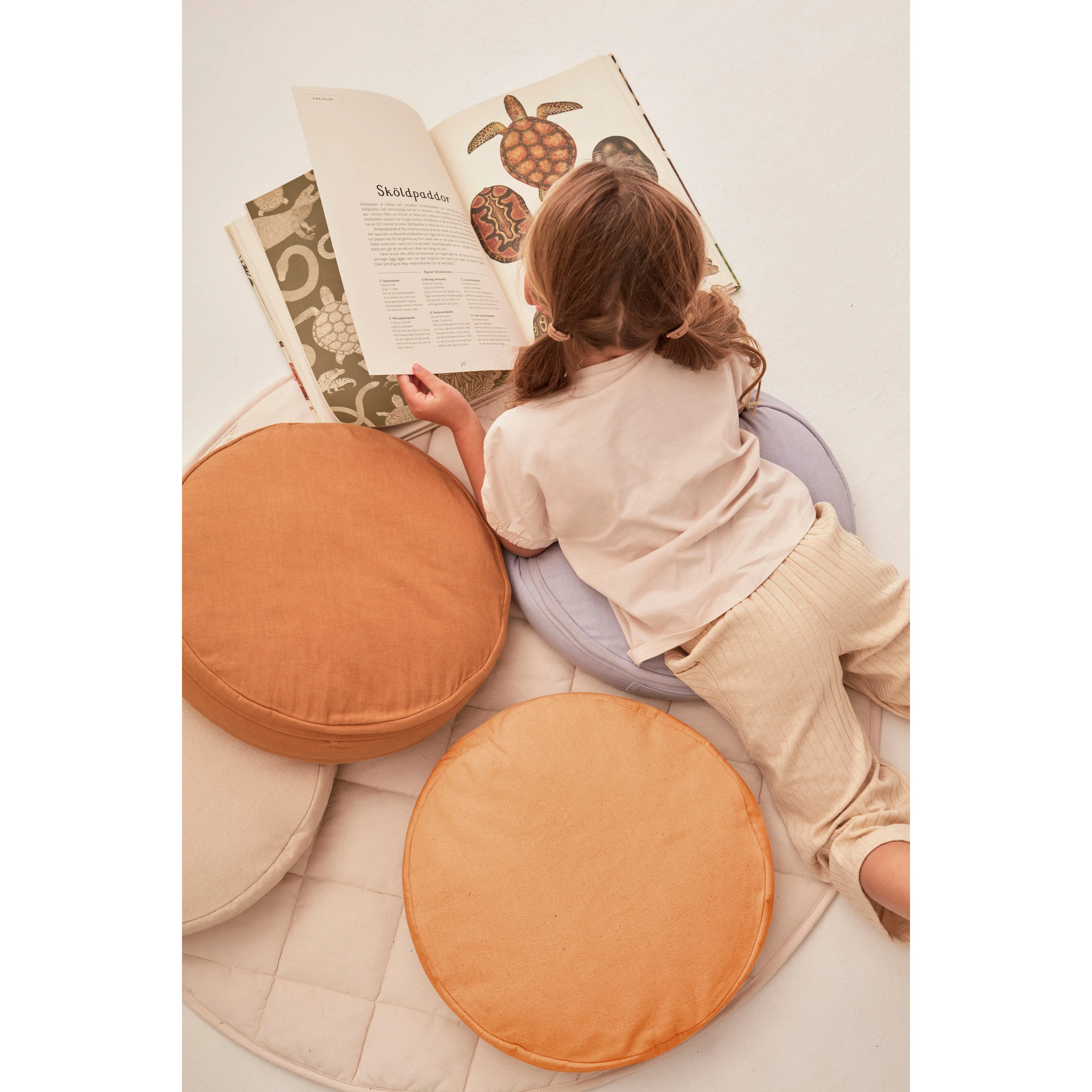 Kid's Concept Floor Cushion 40 cm Off White