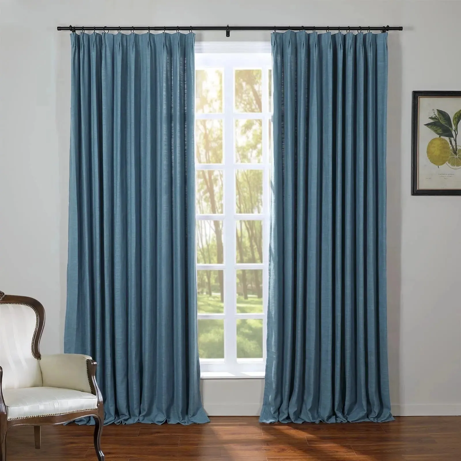 Kyla Linen Drapery Pleated