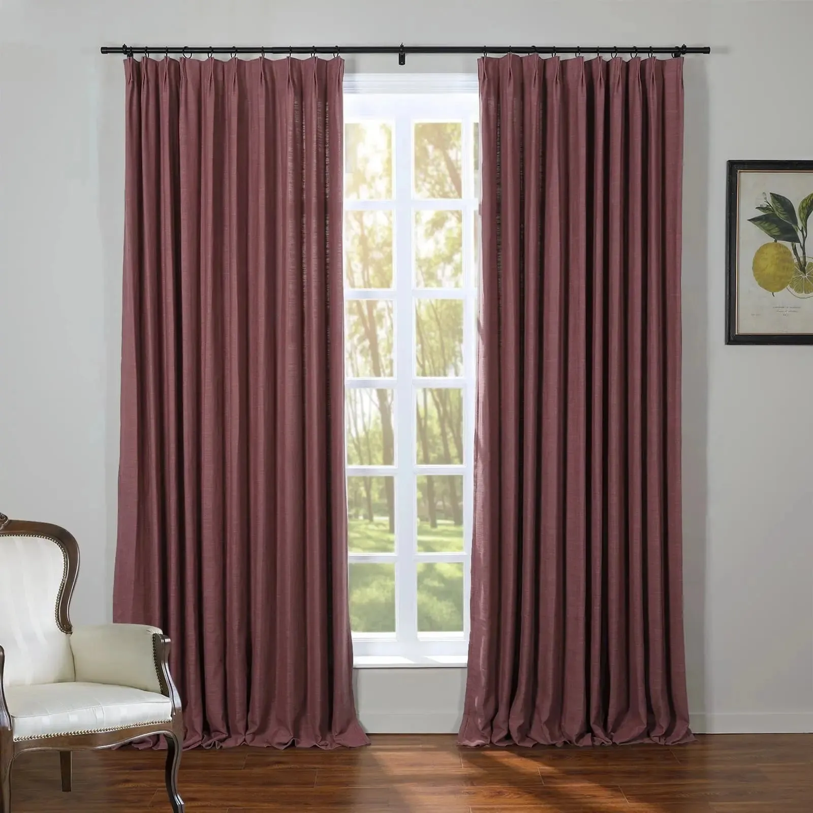 Kyla Linen Drapery Pleated