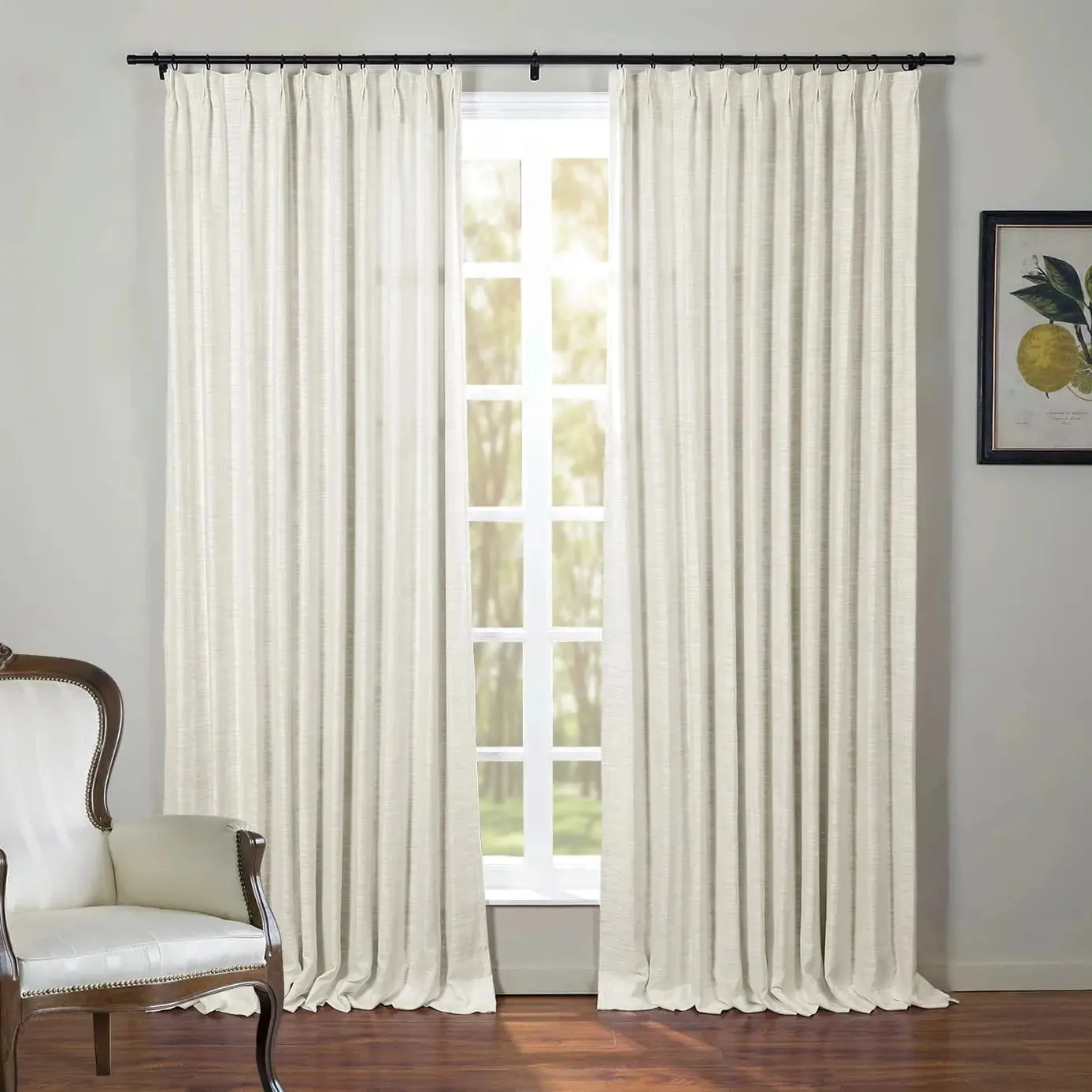 Kyla Linen Drapery Pleated