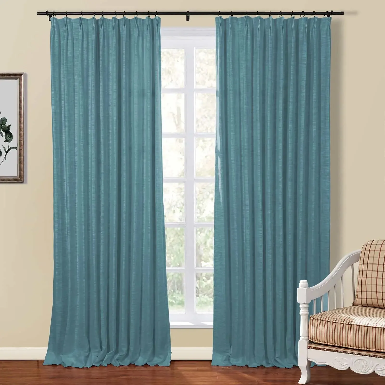 Kyla Linen Drapery Pleated