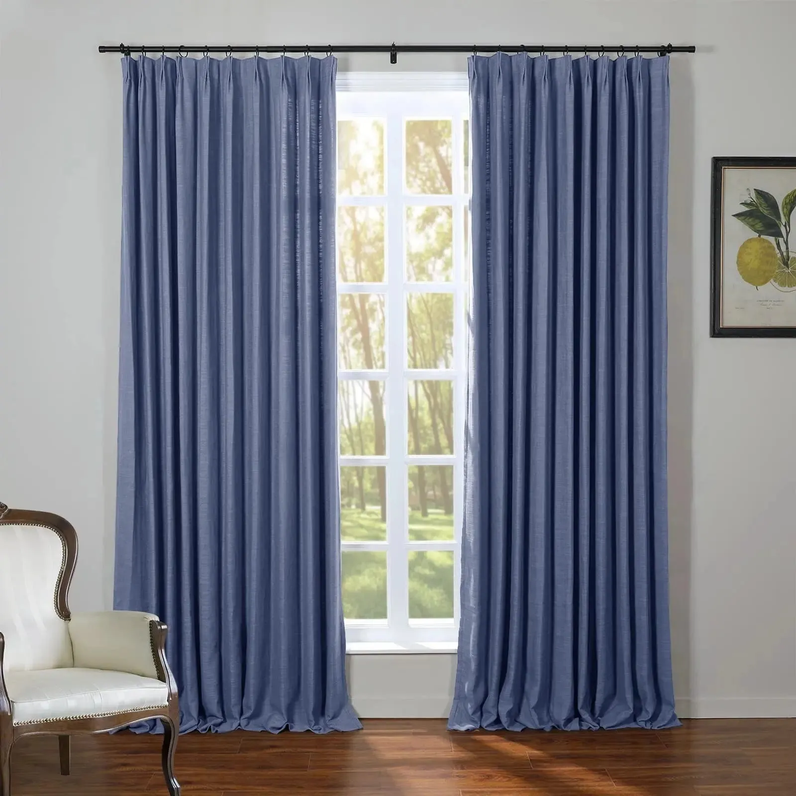 Kyla Linen Drapery Pleated