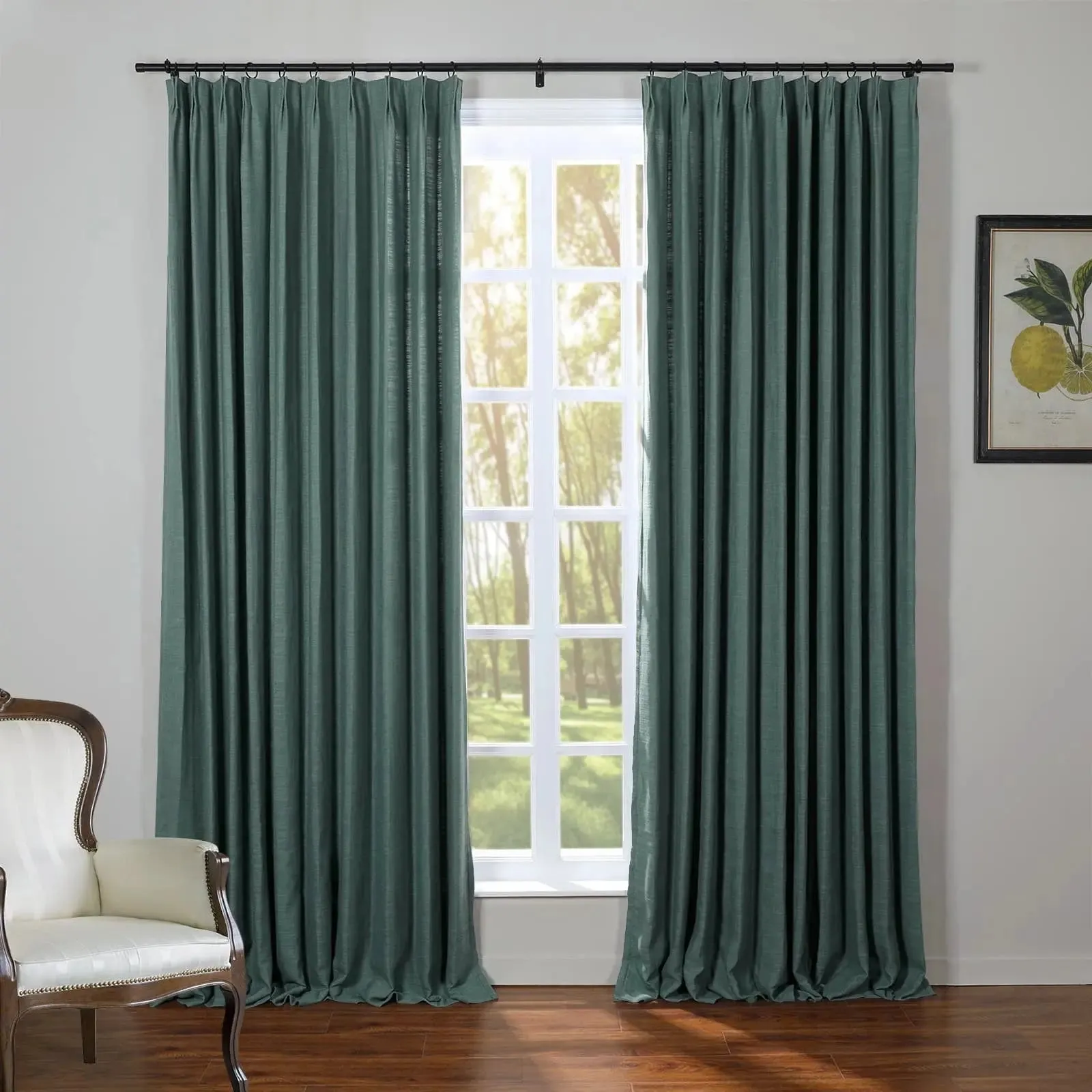 Kyla Linen Drapery Pleated