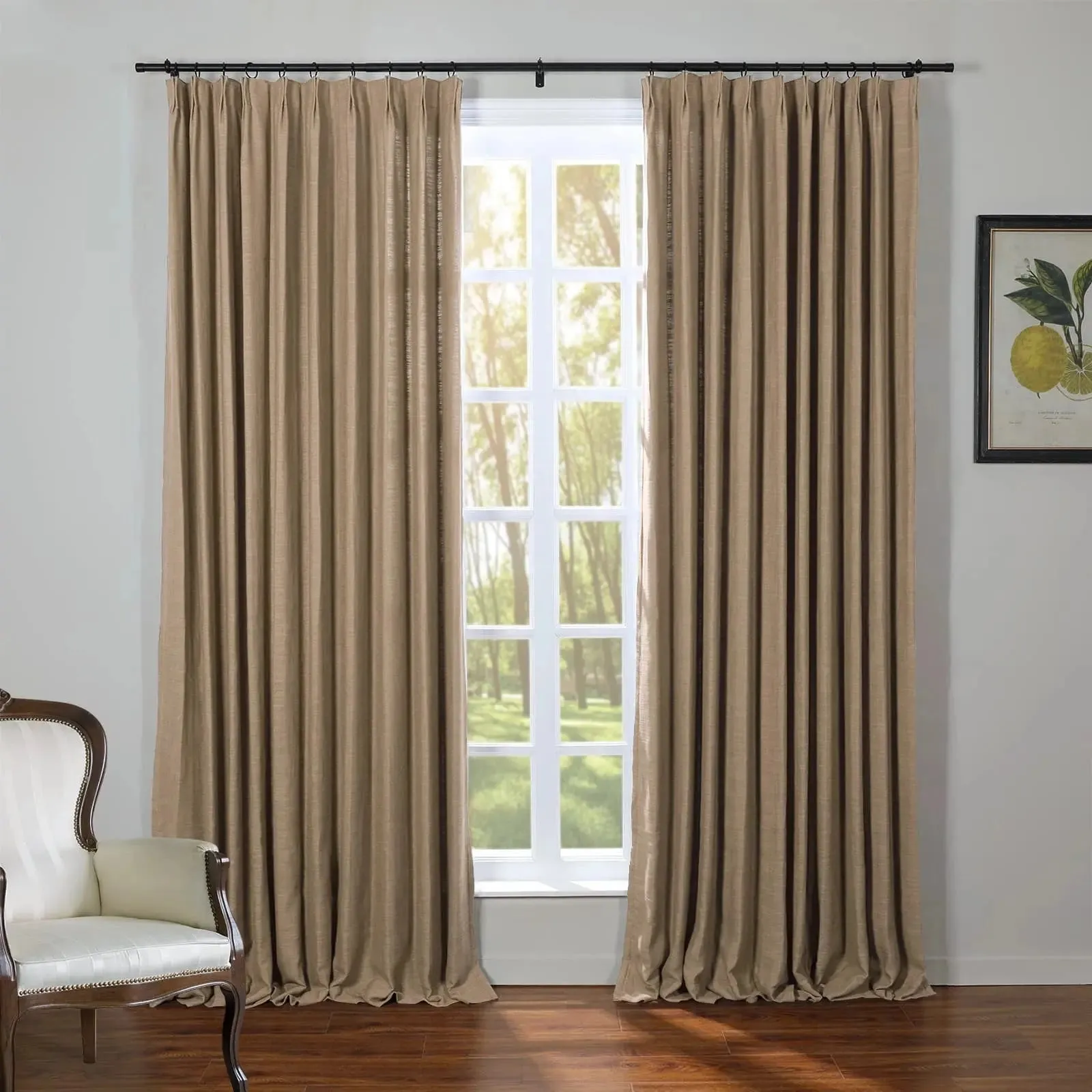 Kyla Linen Drapery Pleated