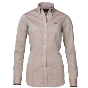 Laksen Ladies Bath Linen Shirt - Camel