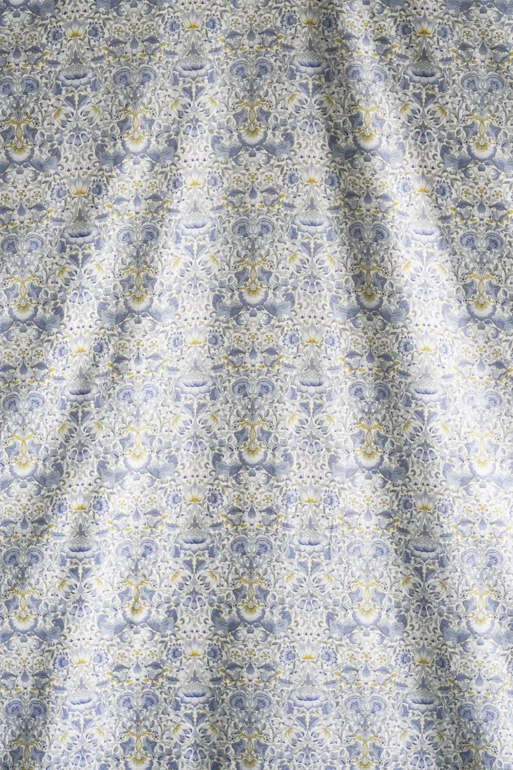 LODDEN CHINA BLUE & SAMBOURNE YELLOW Liberty Reversible Heirloom Quilt