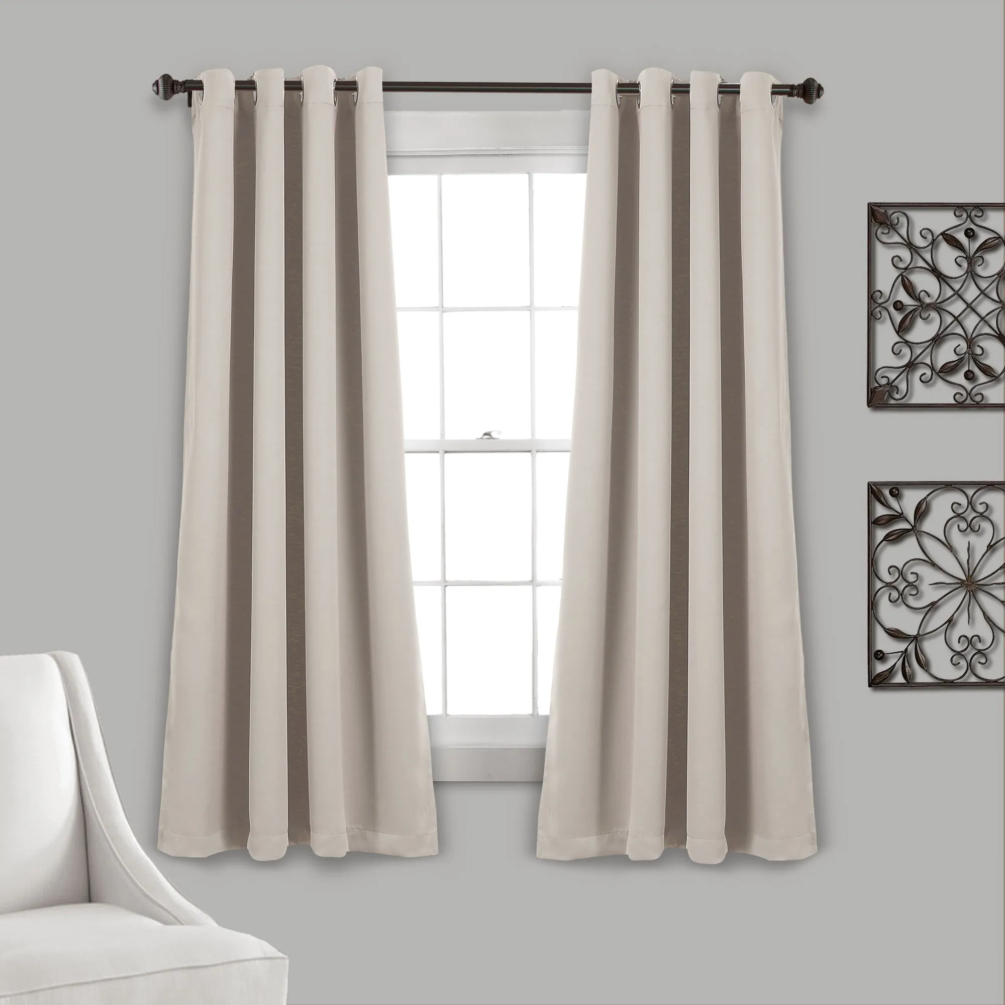 Lush Decor Insulated Grommet Blackout Curtain Panels