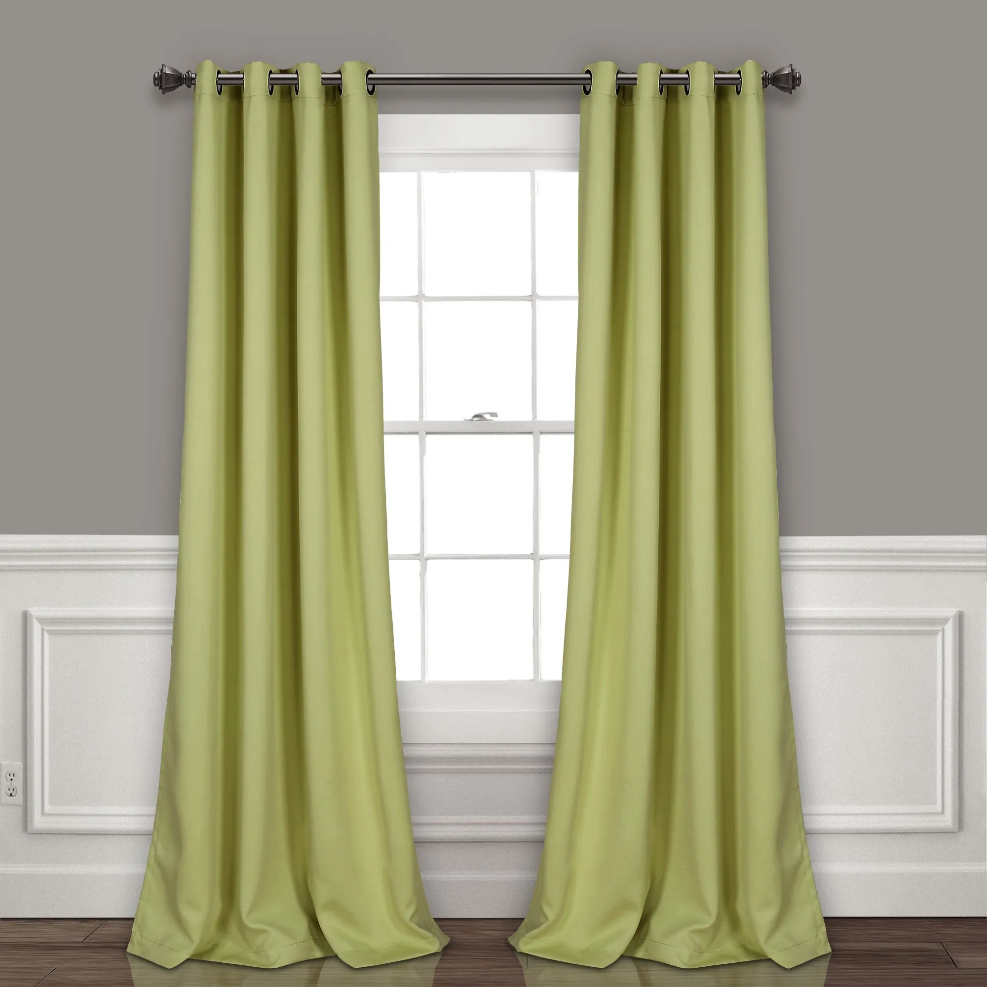 Lush Decor Insulated Grommet Blackout Curtain Panels