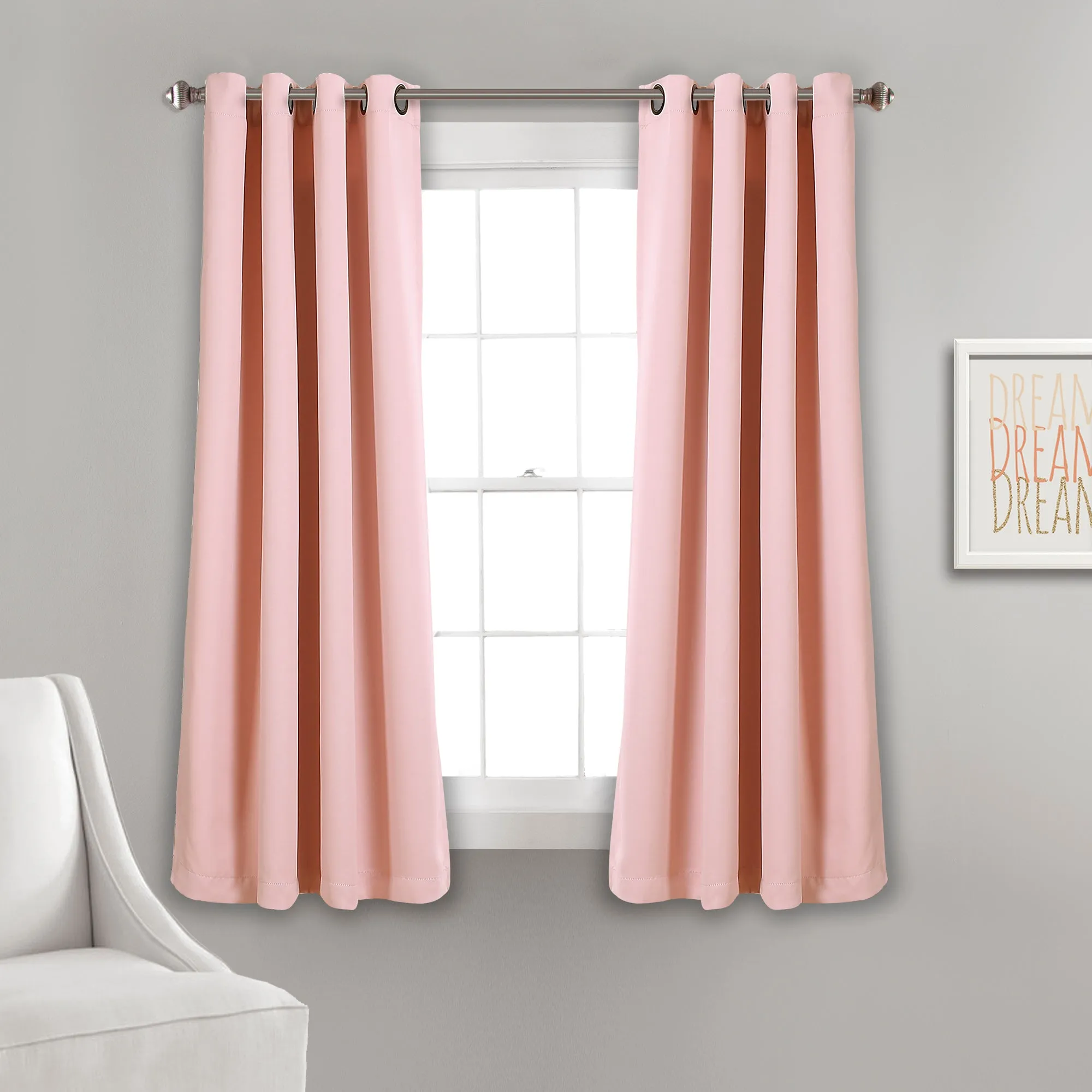 Lush Decor Insulated Grommet Blackout Curtain Panels
