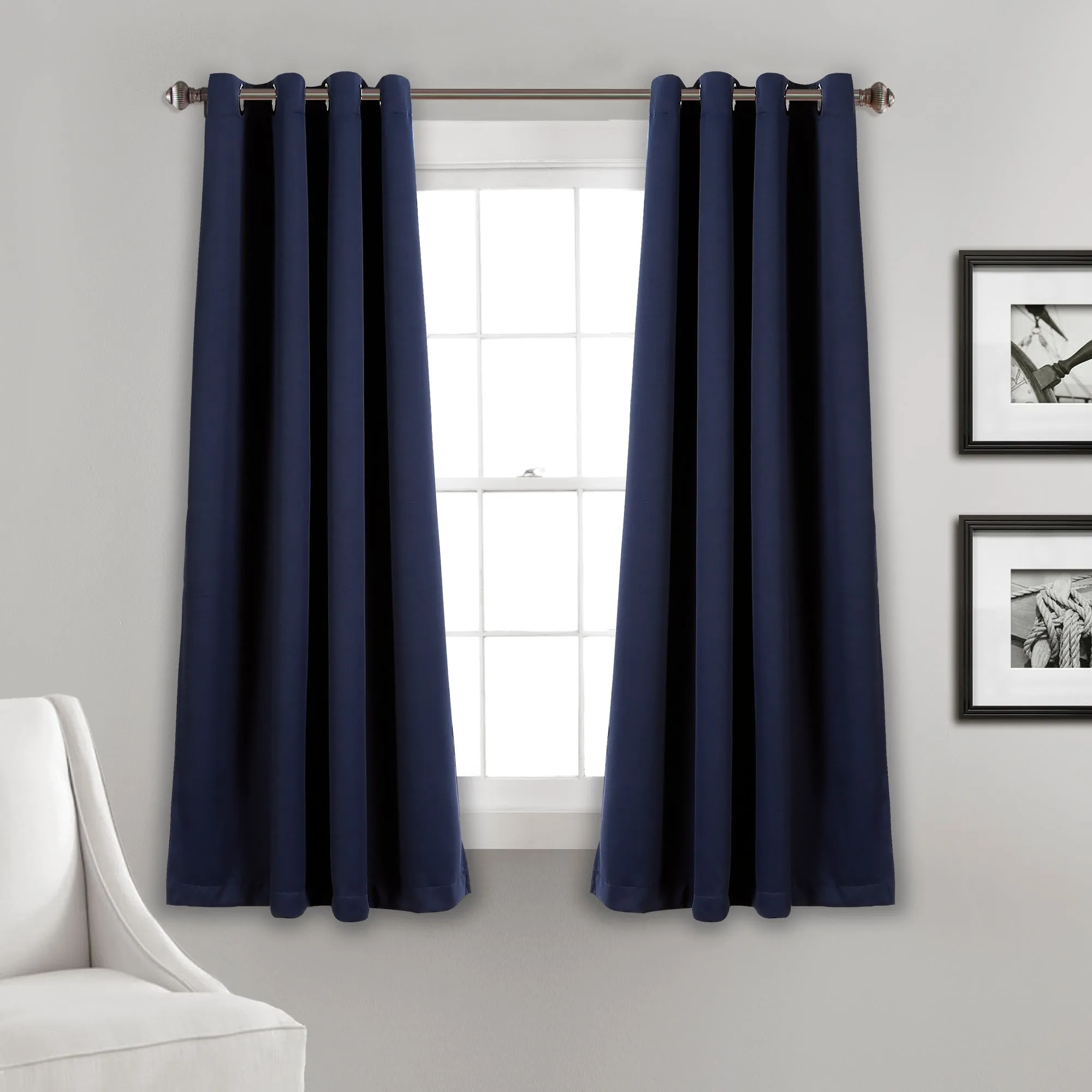 Lush Decor Insulated Grommet Blackout Curtain Panels