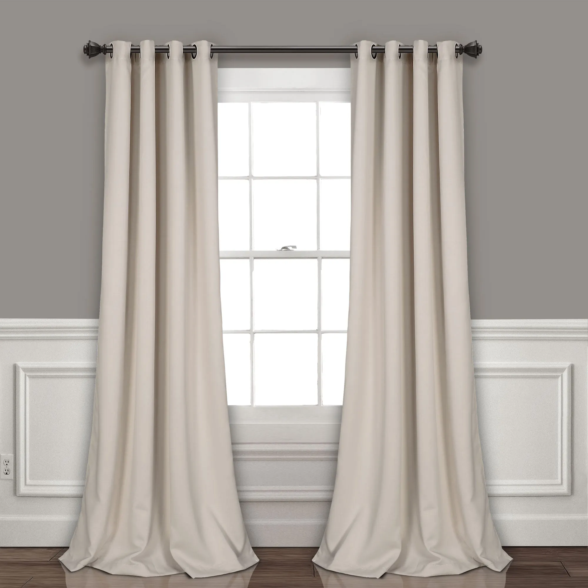 Lush Decor Insulated Grommet Blackout Curtain Panels