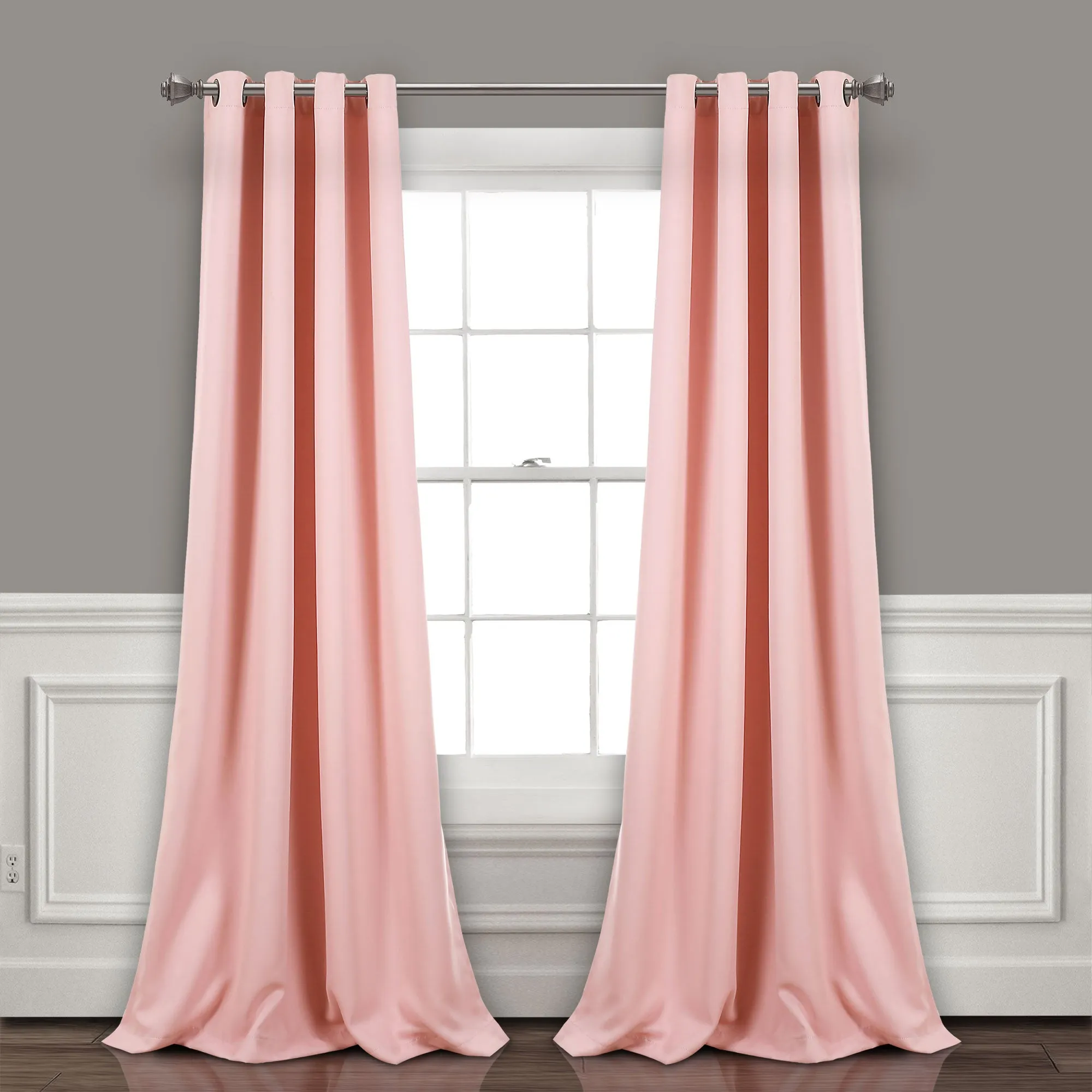 Lush Decor Insulated Grommet Blackout Curtain Panels