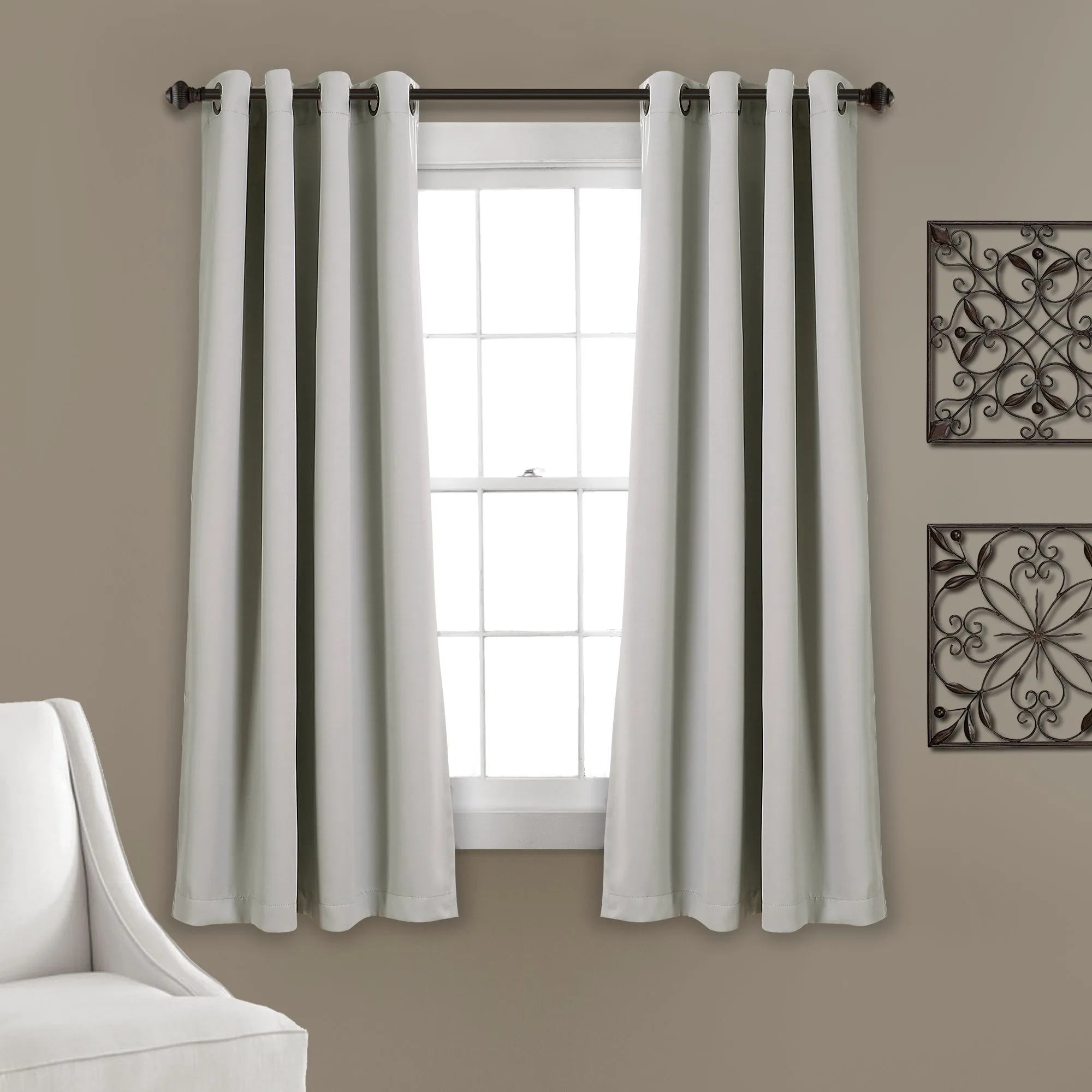 Lush Decor Insulated Grommet Blackout Curtain Panels