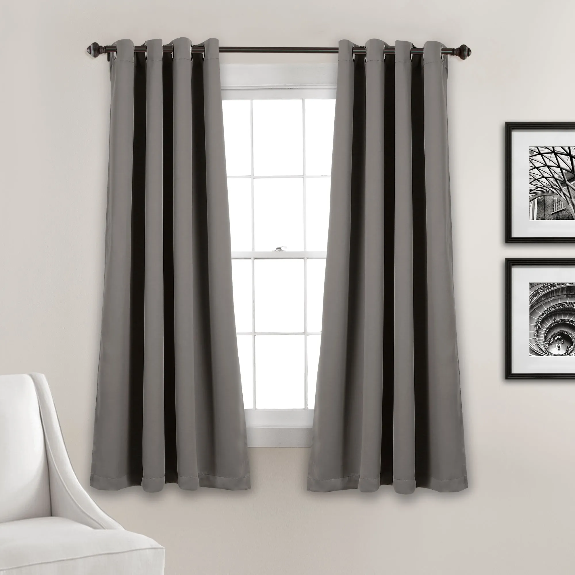 Lush Decor Insulated Grommet Blackout Curtain Panels