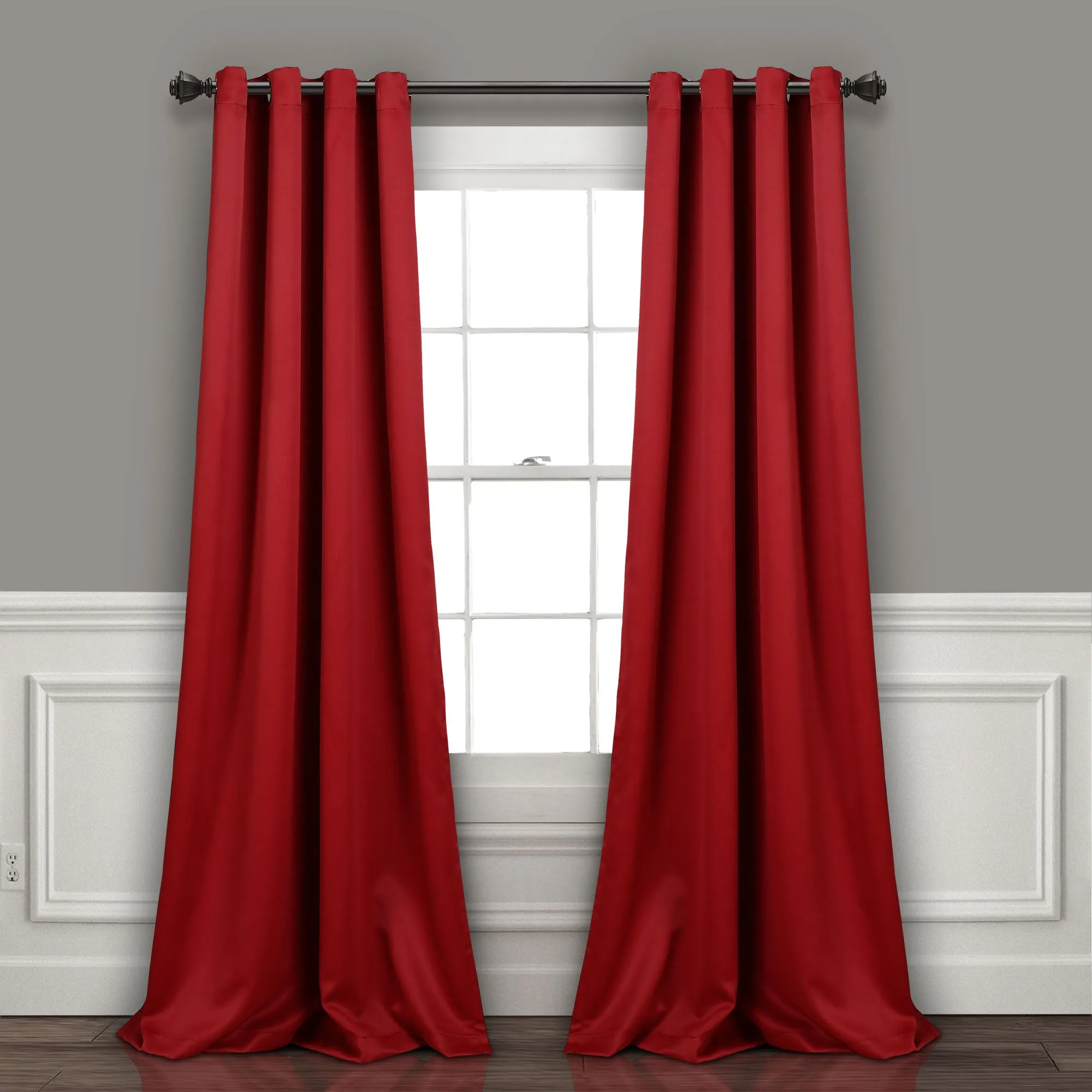 Lush Decor Insulated Grommet Blackout Curtain Panels