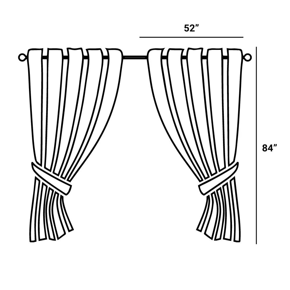 Lush Decor Insulated Grommet Blackout Curtain Panels