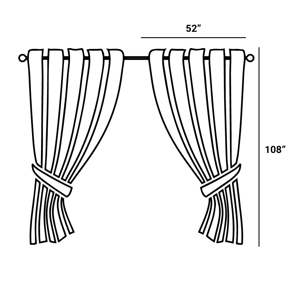Lush Decor Insulated Grommet Blackout Curtain Panels