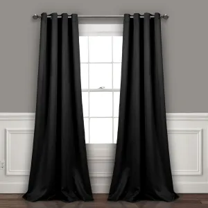 Lush Decor Insulated Grommet Blackout Curtain Panels