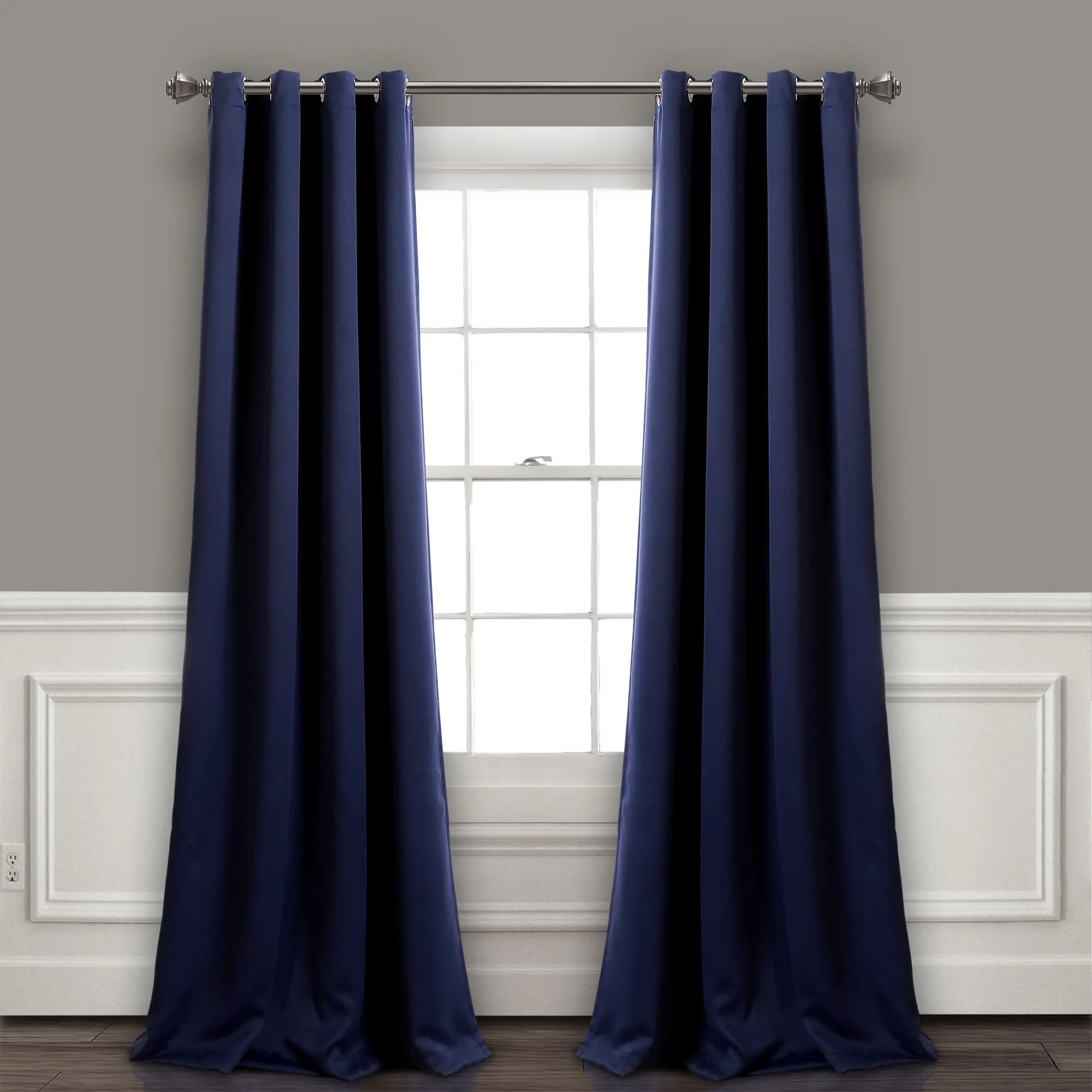Lush Decor Insulated Grommet Blackout Curtain Panels