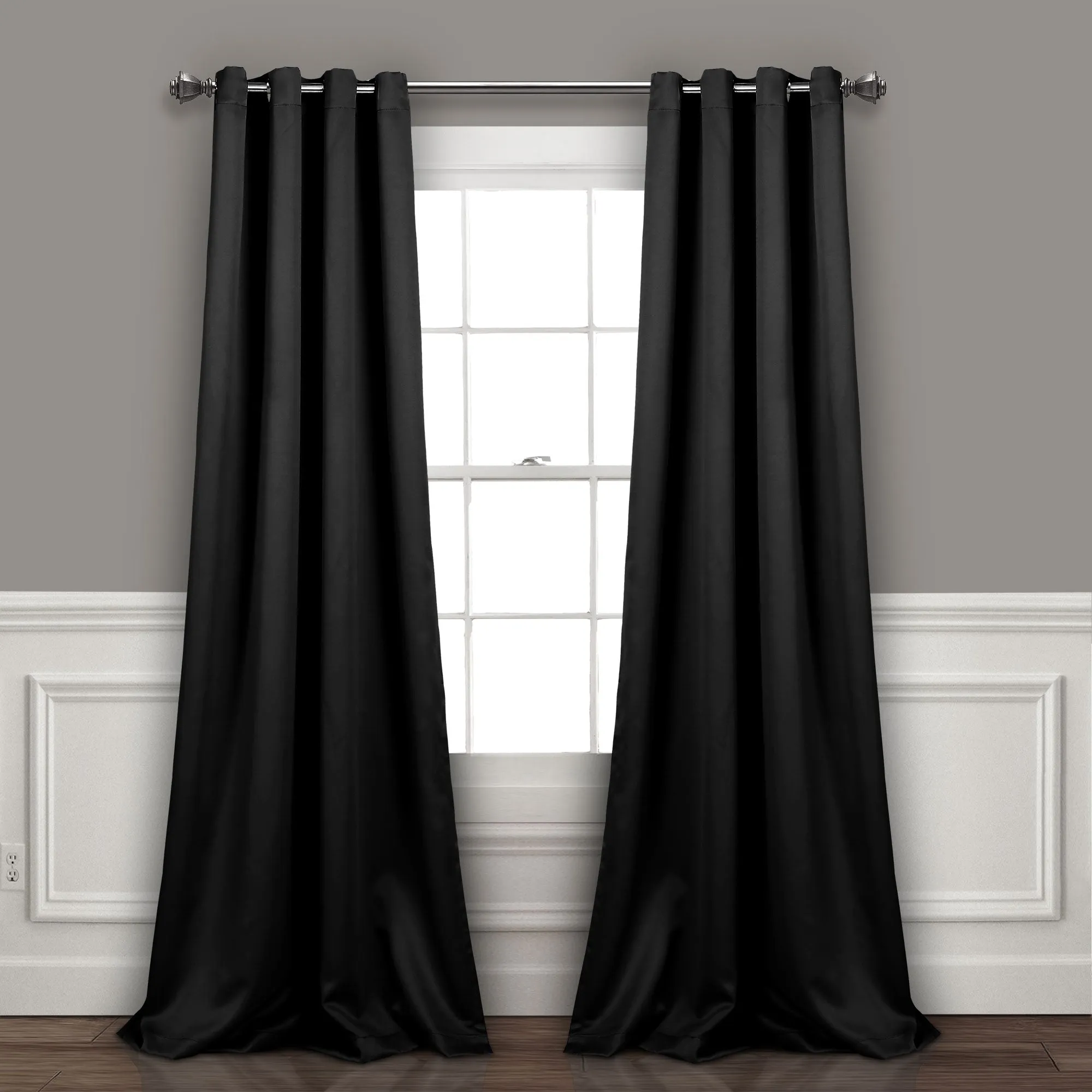 Lush Decor Insulated Grommet Blackout Curtain Panels