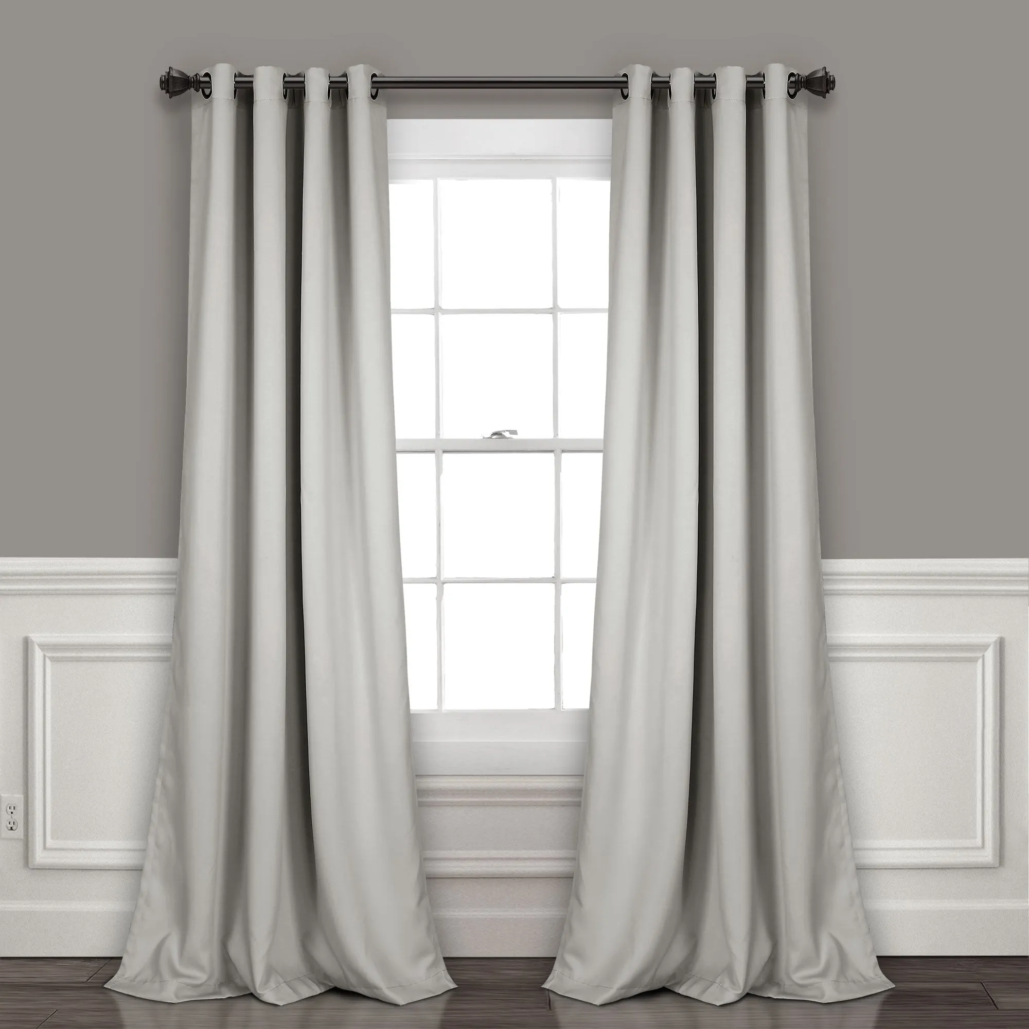 Lush Decor Insulated Grommet Blackout Curtain Panels