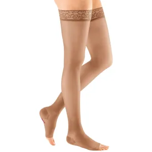 Mediven Sheer & Soft Women's Thigh High 30-40 mmHg, Open Toe