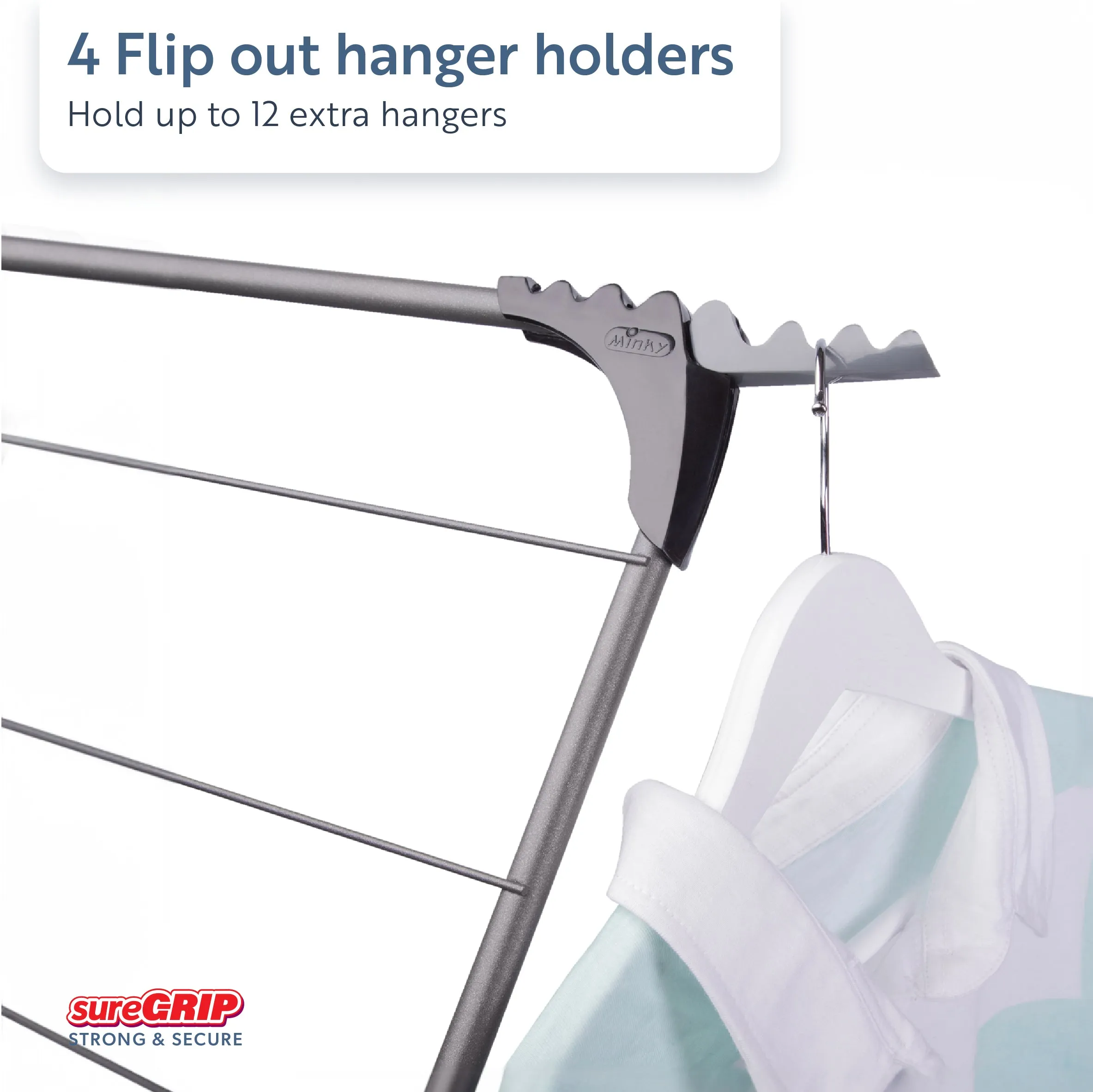 Minky Premium sureGRIP® X-Tra Wing Airer